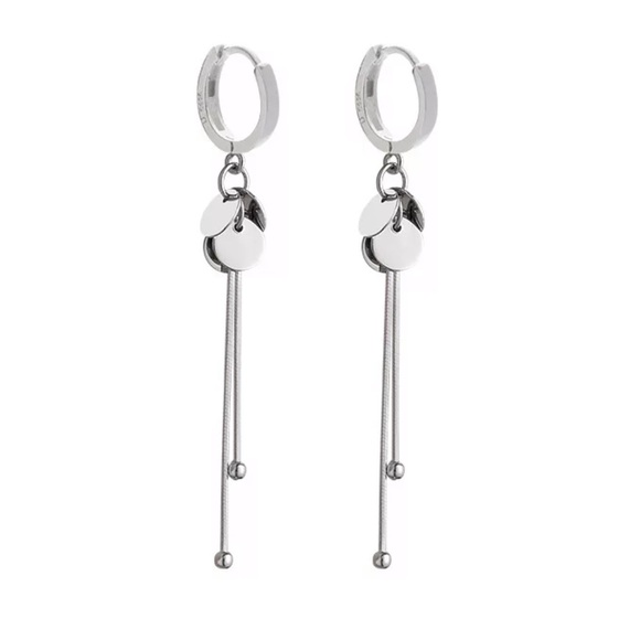 NEW 925 STERLING SILVER ROUND HOOP EARRINGS, NICE EARRINGS, CUTE EARRINGS - Picture 4 of 5